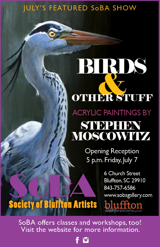 Birds and other stuff Stephen Moscowitz SoBA Gallery